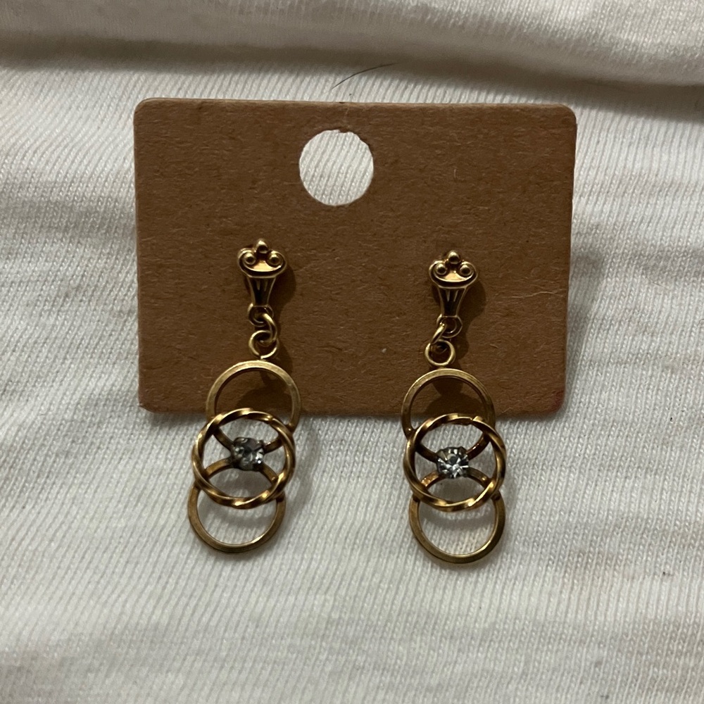 Elegant Classic Dainty Gold and Silver Infinity Hoop Small Dangle Earrings